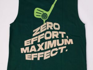 SF On Course Green Sleeveless Shirt