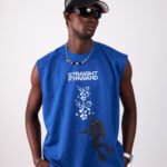 SF Under Pressure Blue Sleeveless Shirt
