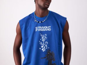 SF Under Pressure Blue Sleeveless Shirt