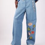 SF Hardware Patched Light Blue Denim