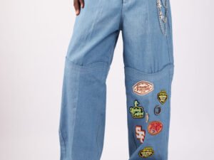 SF Hardware Patched Light Blue Denim